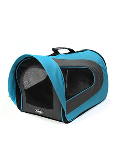 Сумка-переноска для кошек и собак Nobby KANGO L 28x43x28см голубой