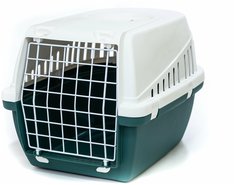 Контейнер для переноски кошек Savic 33x49x30см зеленый
