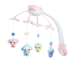 Мобиль для кроватки AmaroBaby Dreamy Wings, розовый, AMARO-29DW/06