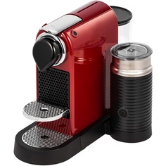 Кофемашина капсульного типа Nespresso CitizMilk C123 Cherry Red