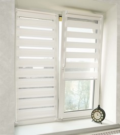 Рулонная штора Delfa Масо 68x160 белый