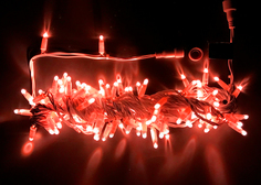 Световая гирлянда новогодняя RichLED RL_RL-S10CF-24V-CT_R 10 м красный