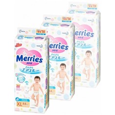 Подгузники Merries размер XL (12-20 кг) 44 шт 3 уп. 2152400832