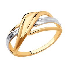 Кольцо из красного золота р. 17 SOKOLOV 018578