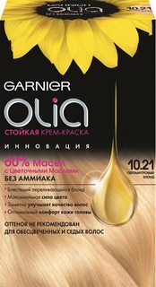Краска для волос Garnier Olia "Перламутровый блонд" тон 10.21