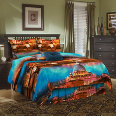Пододеяльник Mercury Home Каникулы в Риме 1.5 СП 143x215 Бязь