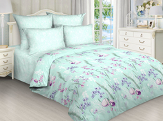 Простыня Mercury Home Нежный ментол Евро/Евро макси 220x240 Поплин