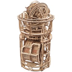 Конструктор 3D-пазл UGEARS Астроном Настольные часы с турбийоном 70162