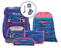 Школьный ранец Hama Step By Step Grade Shiny Dolphins 4 предмета 129671