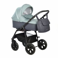 Коляска Indigo CHARLOTTE Sity 2в1 Cs 02 т.серый+шалфей