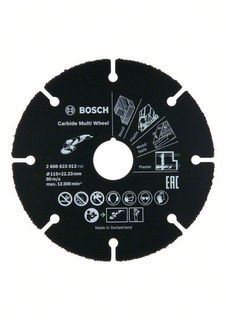 Отрезной диск для УШМ 115 мм Bosch 2608623012