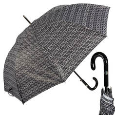 Зонт-трость мужской полуавтоматический Baldinini 40-LA logo black