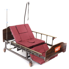 Кровать функциональная медицинская электрическая с переворотом с туалетом MET EVA lite