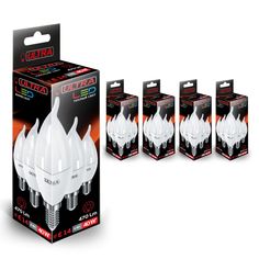 Светодиодная Лампочка ULTRA LED F40 5W E14 3000K, комплект 5 шт.