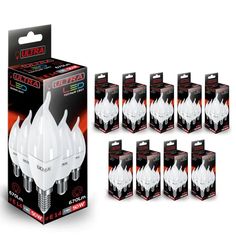 Светодиодная Лампочка Ultra Led F40 7W E14 3000K - Led Лампа F40, комплект 10 шт.