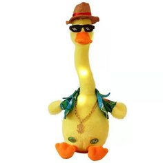 Интерактивная игрушка ForAll Поющая Утка танцует, поет, говорит антистресс Duck23