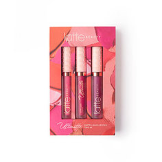 Набор матовые жидкие губные помады LATTE BEAUTY ULTIMATTE TRIO #3