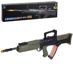 Игрушечное оружие Feng Fa Toys Автомат со светом и звуком, черный, JB0208985