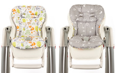 Двусторонний матрасик на стульчик Peg Perego Tatamia/Siesta/Prima Pappa Лес, звездн. небо No Brand