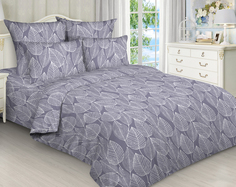 Пододеяльник Mercury Home Листва Евро 200x220 Бязь