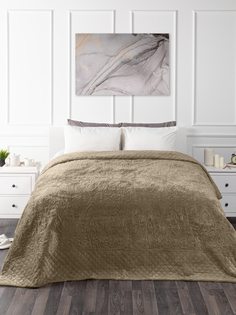 Покрывало стёганое ДАЙМОНД, 230х250, темно-бежевый Darlishop