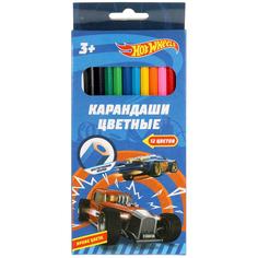 Карандаши цветные УМка Hot Wheels 12 шт