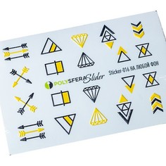 Стикер для ногтей Полисфера №016