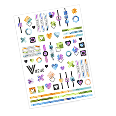 Слайдер-дизайн Vogue Nails для ногтей №230