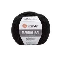 Пряжа YarnArt 7731150_00010 Manhattan 916 чёрный