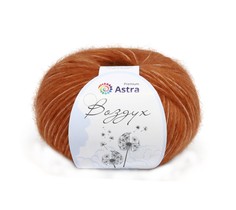 Пряжа Astra Premium 7732630_00006 Воздух 06 тёмно-оранжевый