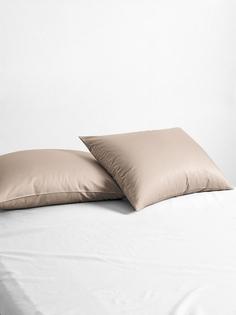 Наволочка Ночь Нежна Кофе с молоком 603 Поплин гл/кр 70x70 (1) полоса новая