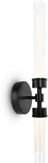 Бра светодиодное 2 плафона черно-белое Maytoni Stelo MOD116WL-L7B3K