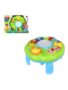 ИГРОЛЕНД Игрушка обучающая Бизиборд 2 в 1, свет, звук, 3АА, ABS, PP, 41х8,3х31см