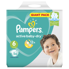 Подгузники Pampers Active Baby-Dry Extra Large (13-18 кг) 56 шт.