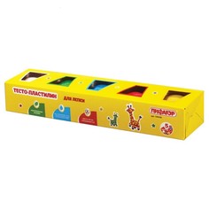 Пластилин Пифагор 5 цветов 450 г