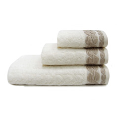 Tana Home Collection САБРИНА 70*140 молочное полотенце махровое