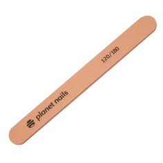 Пилка для ногтей стандартная персиковая "Mylar" 120/180 Planet Nails 139-20224