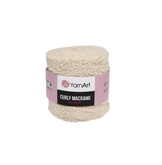 Пряжа YarnArt 7729491 Curly Macrame 752 кремовый