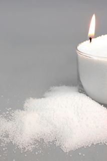 Воск насыпной в гранулах белый для насыпной напольной свечи 5 кг + 40 фитилей Real Tea Coffee