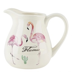 Кувшин 2520739 "Фламинго" 1л 18,5см. керам.(х3) МультиДом