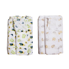 Комплект пеленок из муслина Olant baby 2 штуки 120х120 см