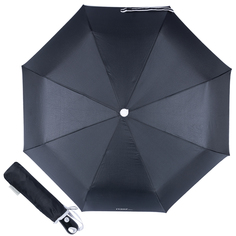 Зонт складной женский автоматический Ferre 30017-OC черный Ferre