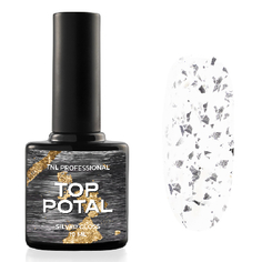 Топ TNL для гель-лака Potal Silver Gloss, 10 мл