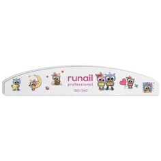 Пилка для ногтей ruNail «Совы» 180/240