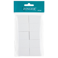 Микробаф с прослойкой белый Zinger 100/180 10 шт.