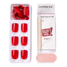 Твердый лак Kiss imPRESS «Фиеста» короткая длина