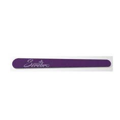 Пилка для натуральных ногтей Serebro тонкая фиолетовая 100/180