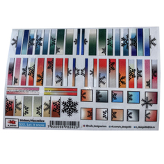 Наклейки для ногтей N-DESIGN S-33 Let It Snow