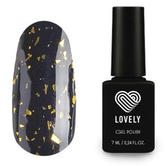 Топ для гель-лака Lovely Gold Foil 7 мл