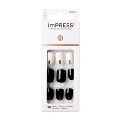 Твердый лак Kiss imPRESS «Ход королевы» короткая длина